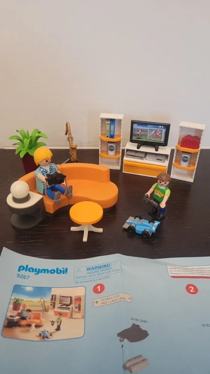 Le salon équipé Playmobil 9267