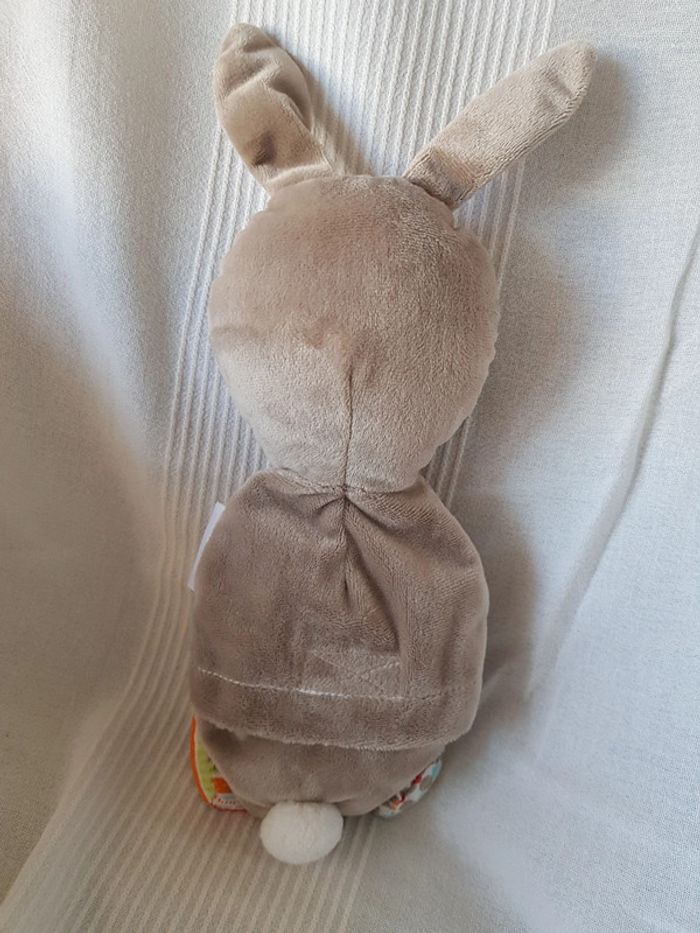 Peluche lapin  laboratoire marque verte - photo numéro 2