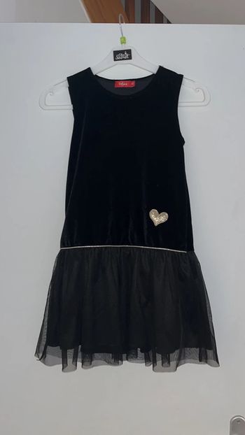 Robe velours noir
