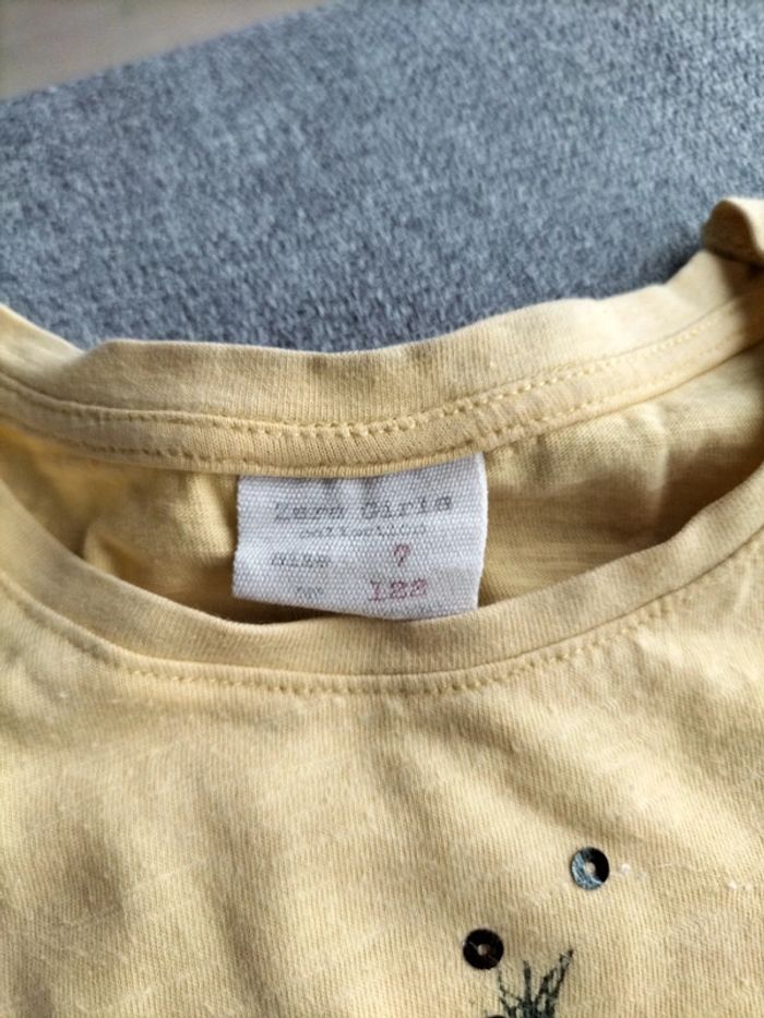 T-shirt Zara jaune - photo numéro 3