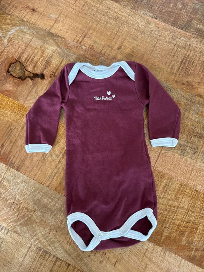 Body manches longues Petit Bateau 6 mois