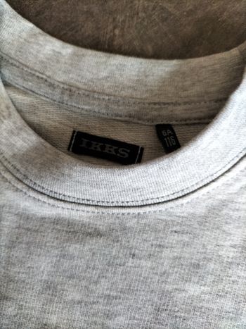 Sweat gris 6 ans ikks