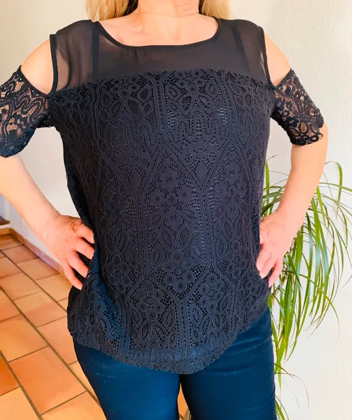 Blouse à dentelle Breal - photo numéro 3