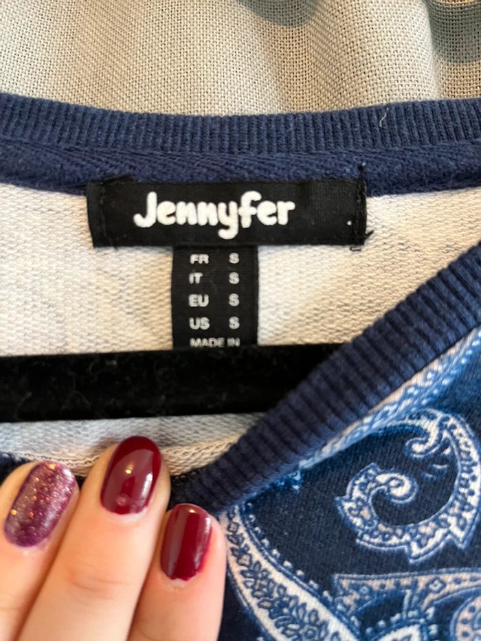 sweat-shirt motifs bandana taille s - photo numéro 2