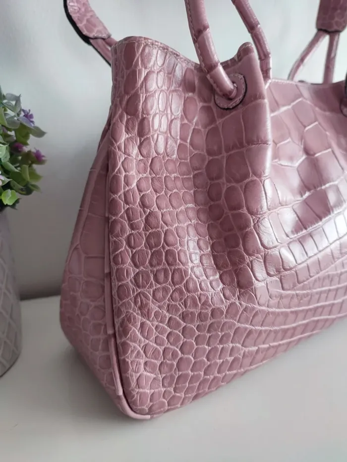 Sac à main Le Tanneur Lila Croco - photo numéro 4