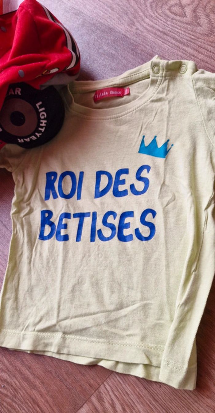 Lot de 3 t shirt manches courtes 18 mois garçon - photo numéro 6