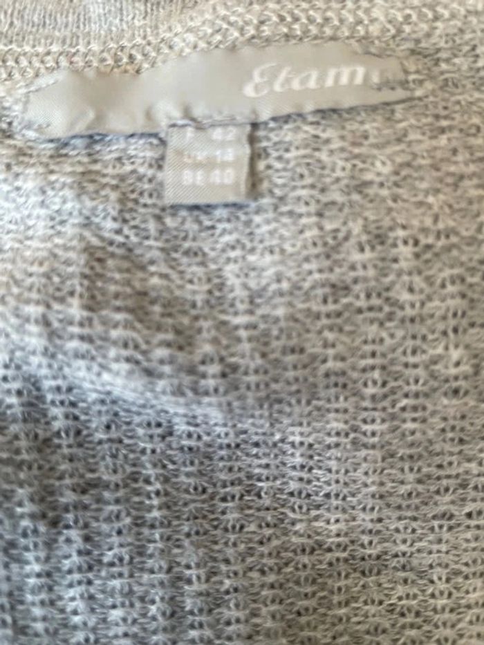 Autres pull-over & sweat-shirts Etam gris taille S - photo numéro 2