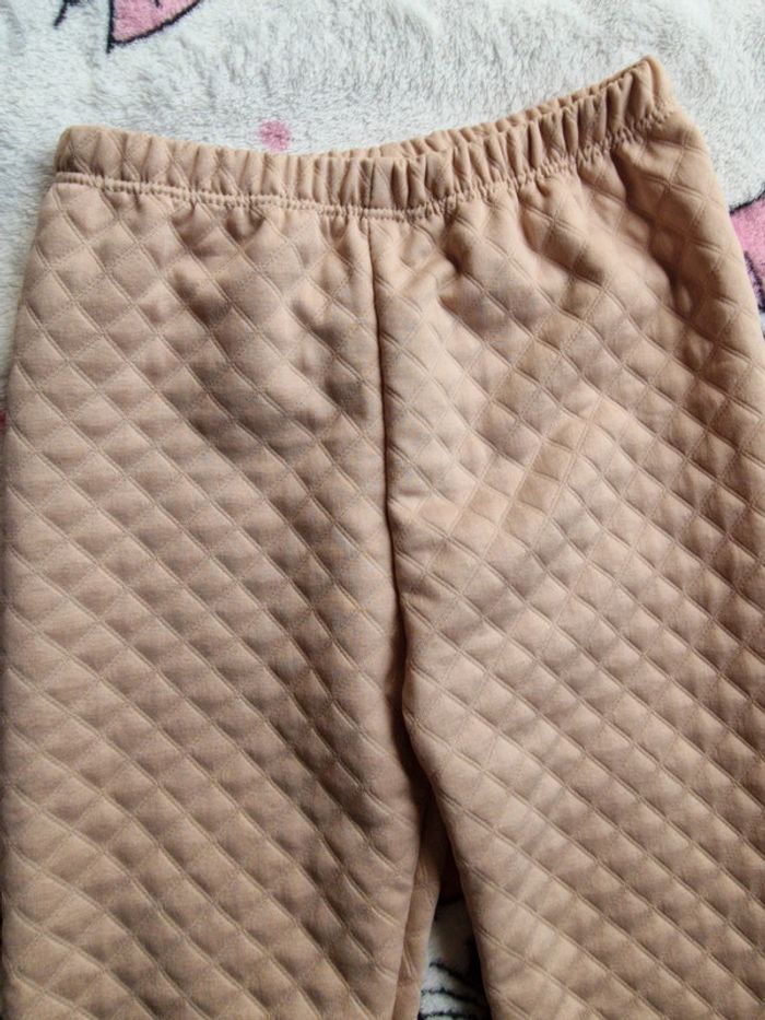 Leggings beige matelassé 6 ans - photo numéro 2