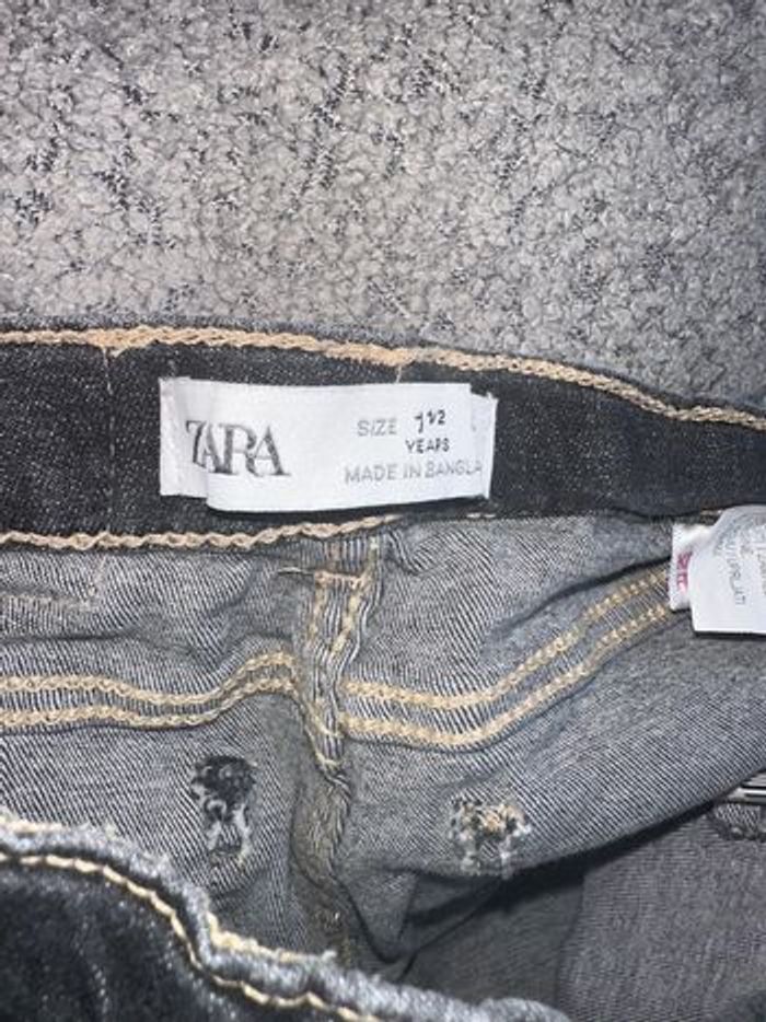 Jean skinny à poche noir gris Zara - photo numéro 4