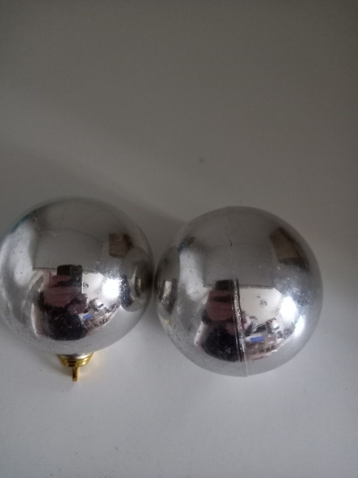 lot décoration noël couleur argent - photo numéro 4