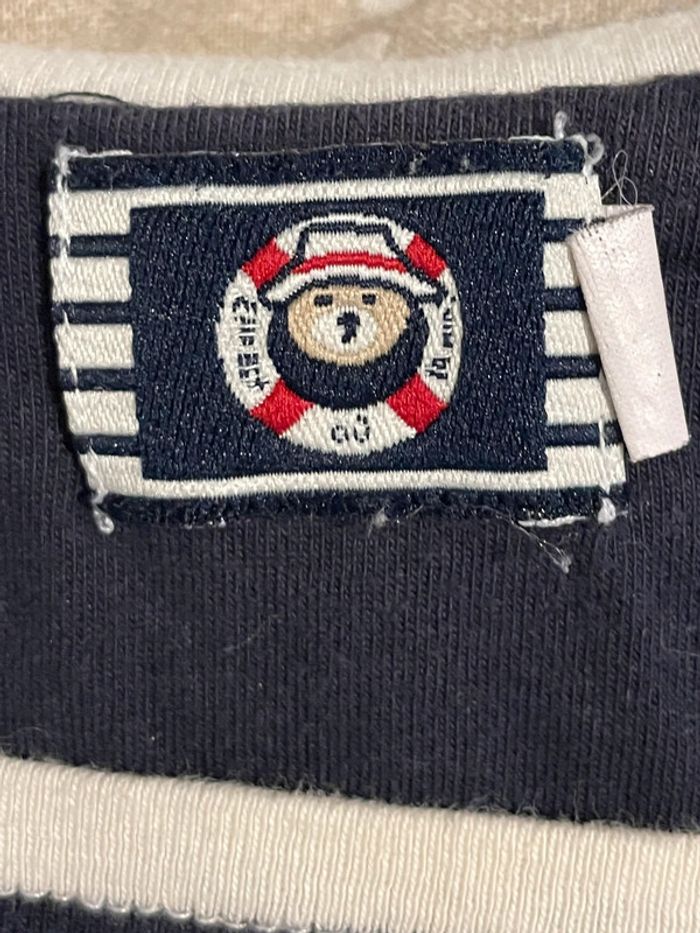 Marinière 6 mois garçon - photo numéro 3