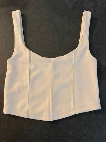 Crop top beige