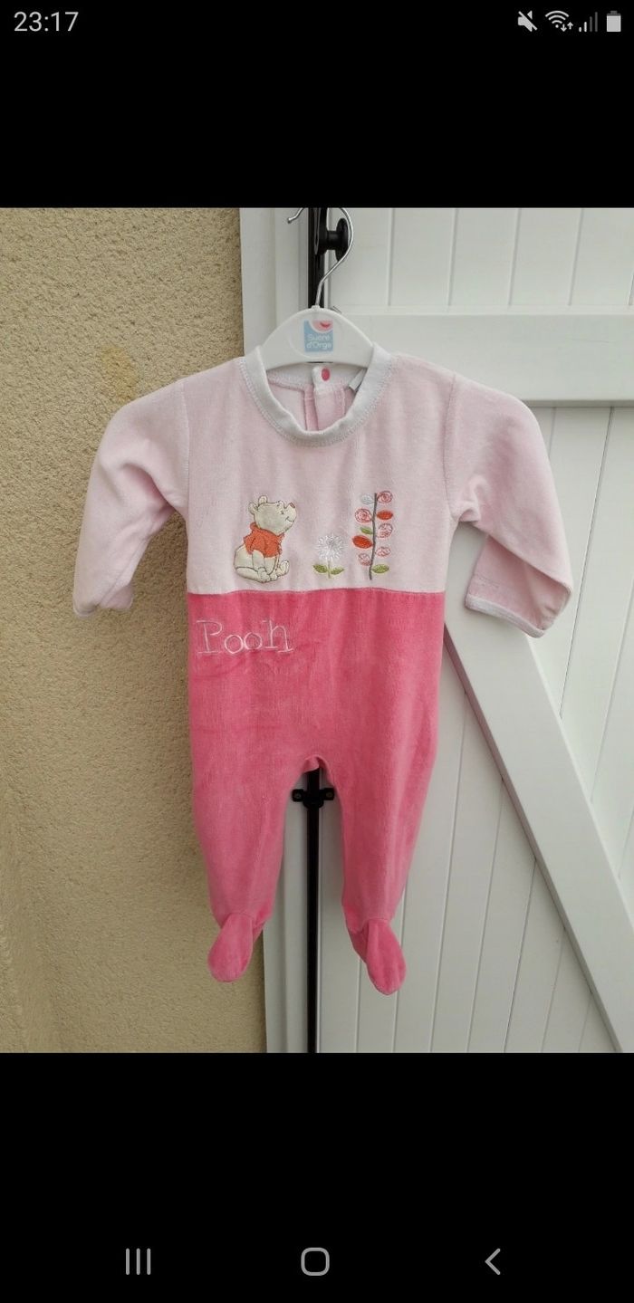 Pyjama bébé filles en taille 12 mois