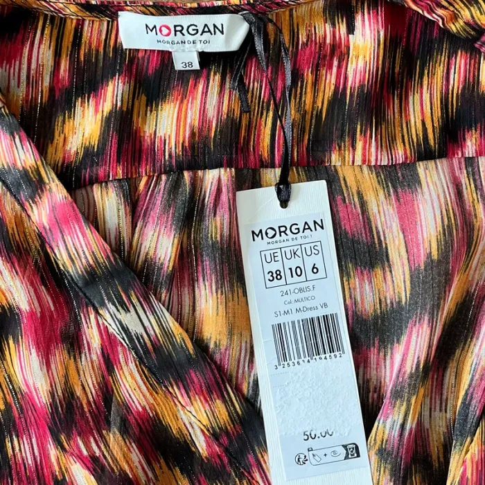 T.shirt/cache coeur noir et rouge Morgan De Toi pour femme, taille : 38 - photo numéro 3