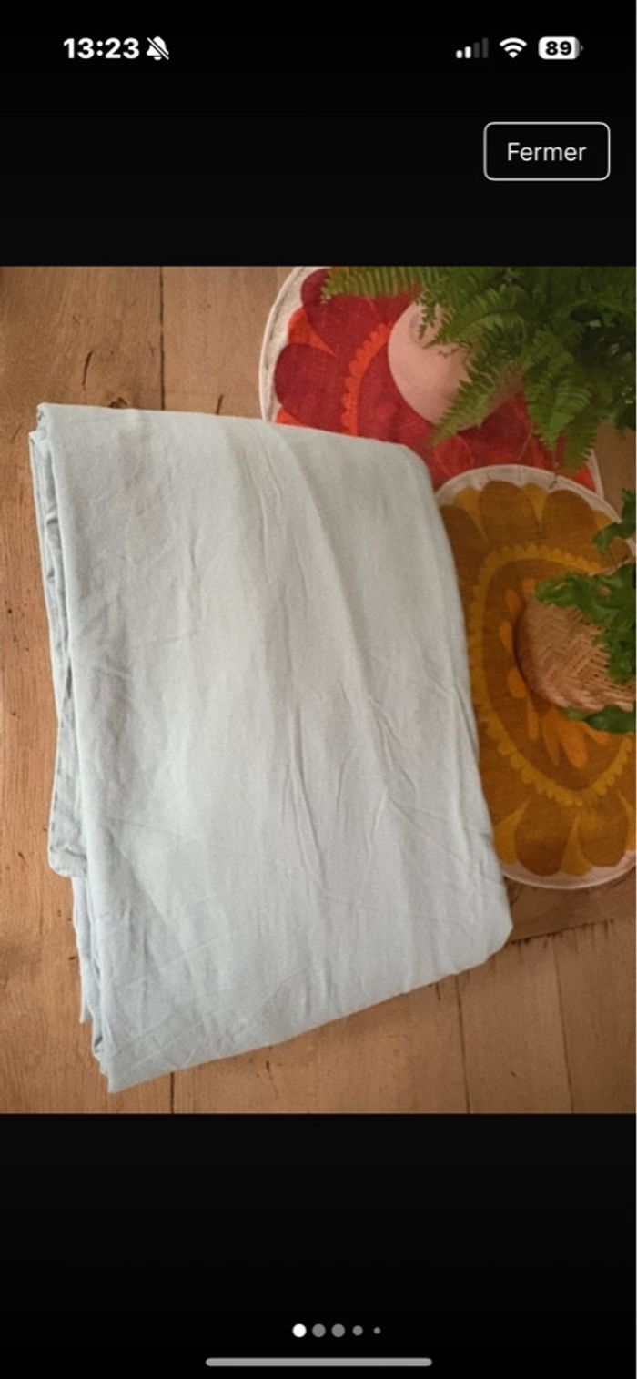 Housse de couette en satin de coton neuve