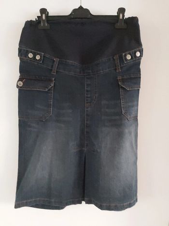 Jupe de grossesse en jeans Yessica taille 36 S comme neuf (78)