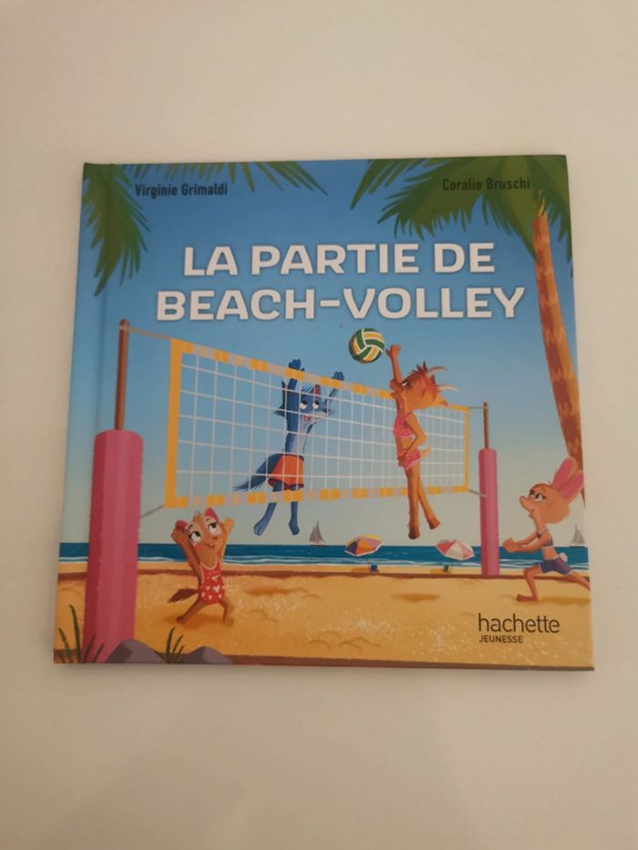 Livre esprit sportif la partie de beach volley hachette jeunesse