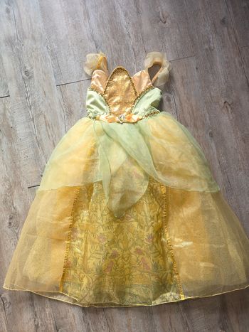 Deguisement disney princesse tiana / la princesse et la grenouille taille 9 / 10 ans disney store - import usa