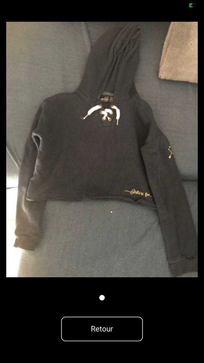 sweat à capuche fille