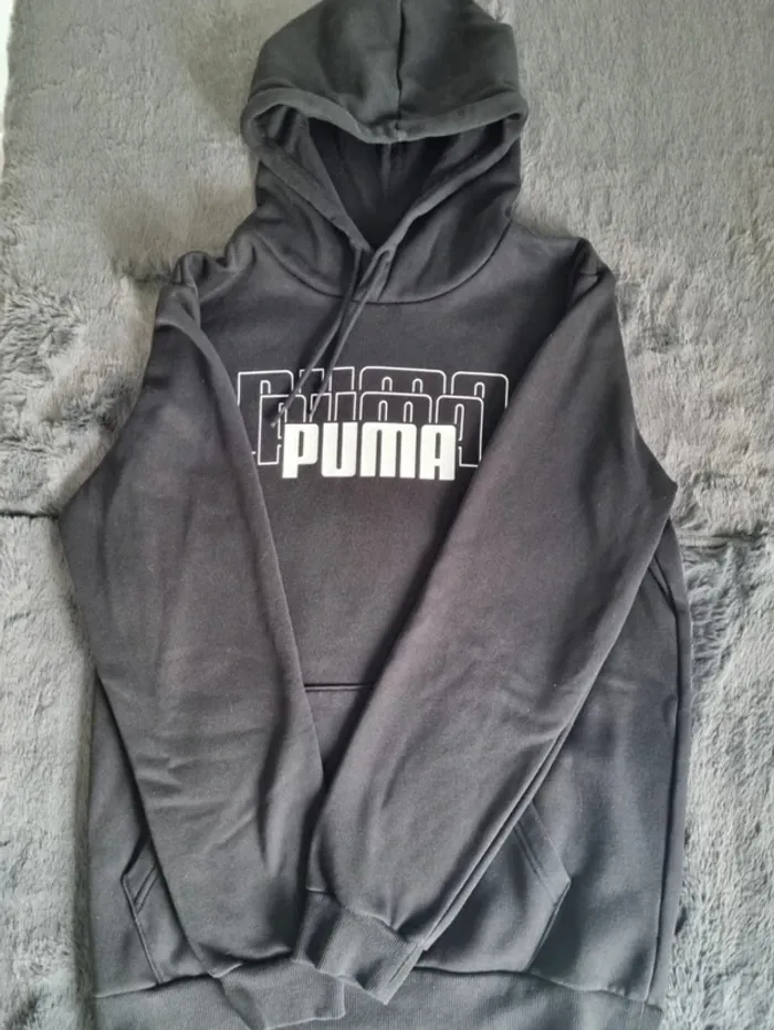 Pull capuche Puma noir, S Hommes - photo numéro 2