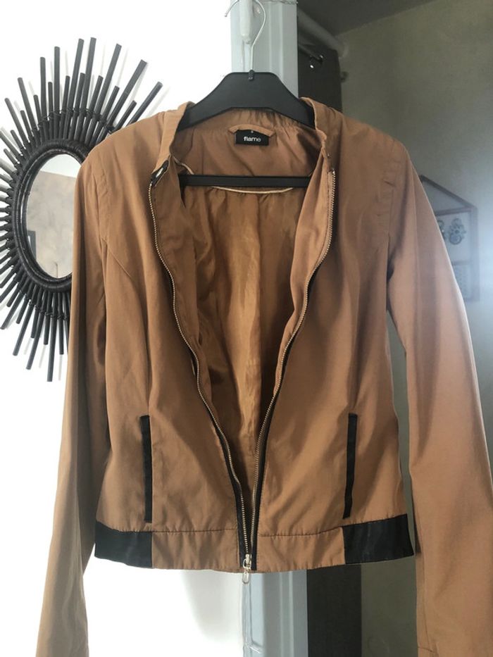 Flame - veste femme bi matière taille S - photo numéro 6