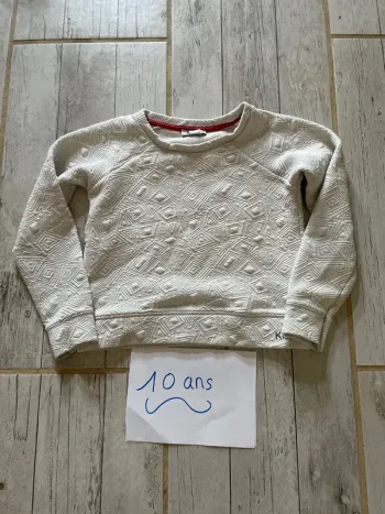 Très joli pull hiver fille 10 ans