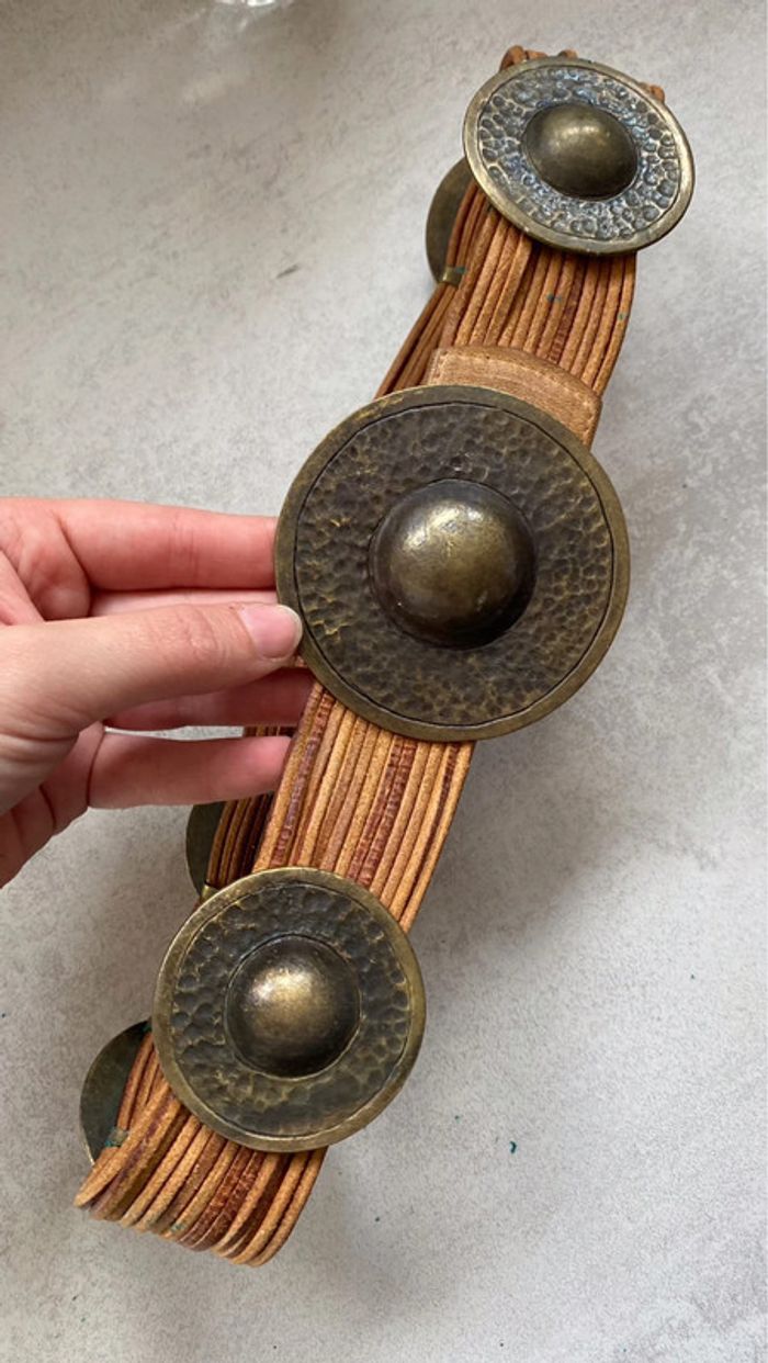 Ceinture naturelle a ronds taille 65 cm - photo numéro 4