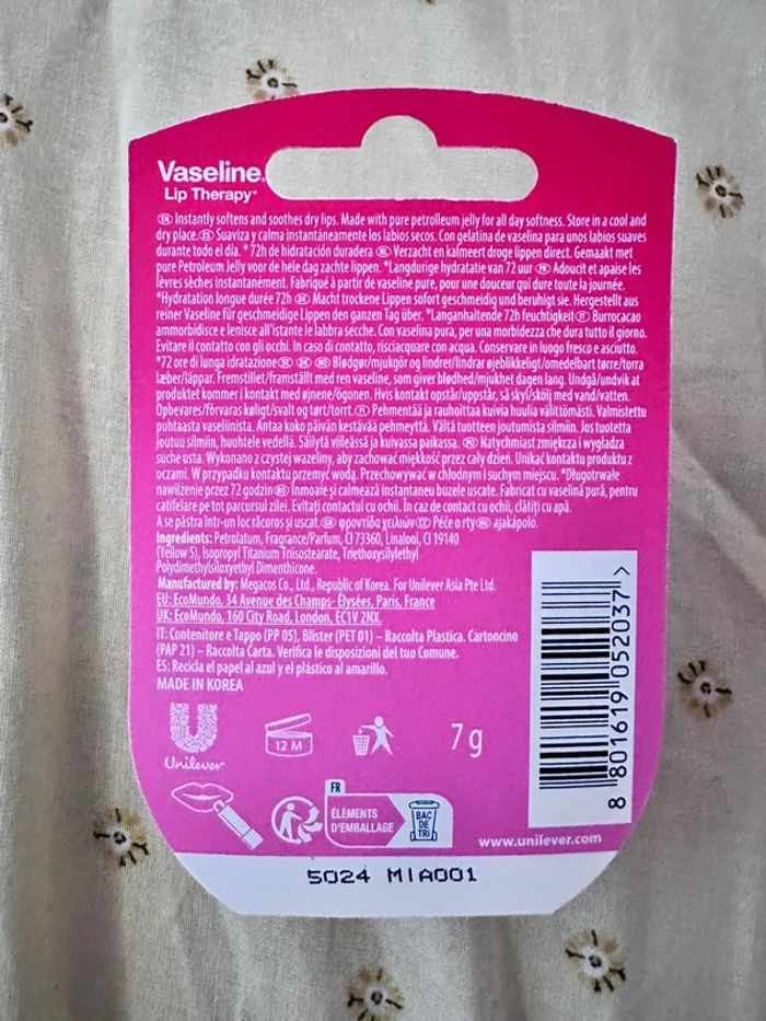 Vaseline baume à lèvres - photo numéro 3