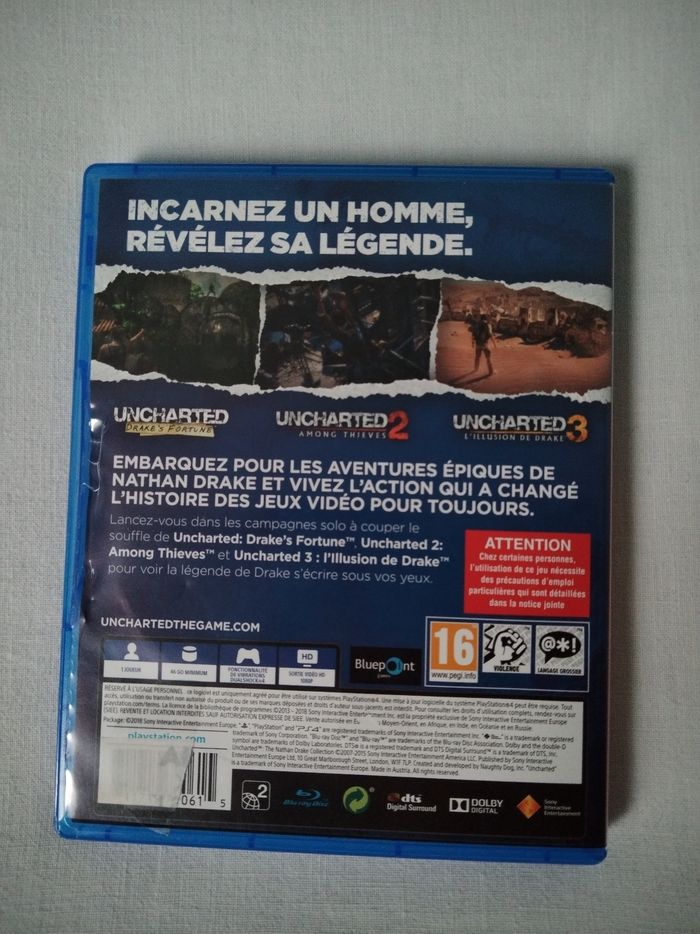 Uncharted The Nathan Drake collection PS4 - photo numéro 2