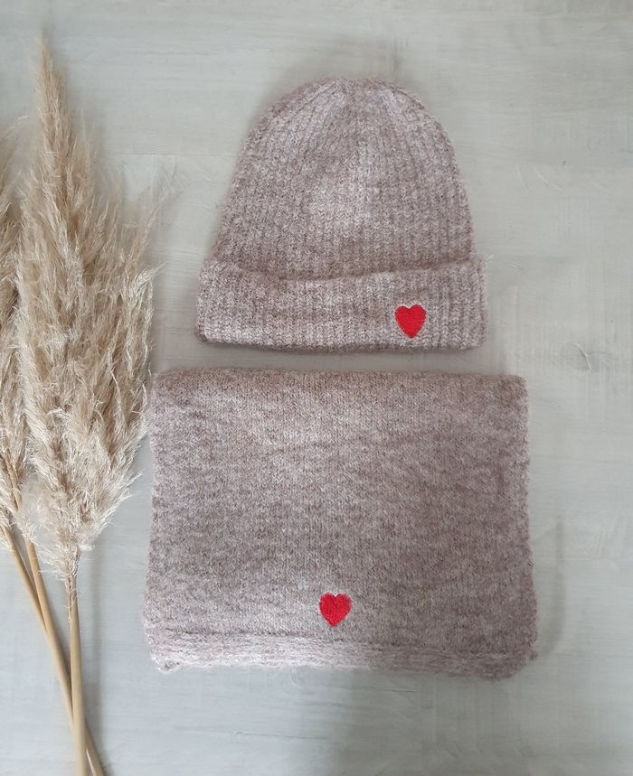 Bonnet + Écharpe Taille unique