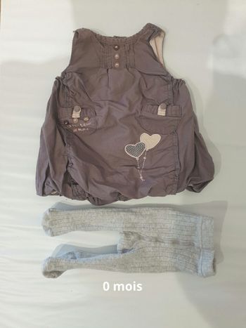 Robe + collant 0m