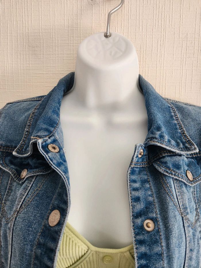 Veste en jean bleu Name It 12 ans - photo numéro 2