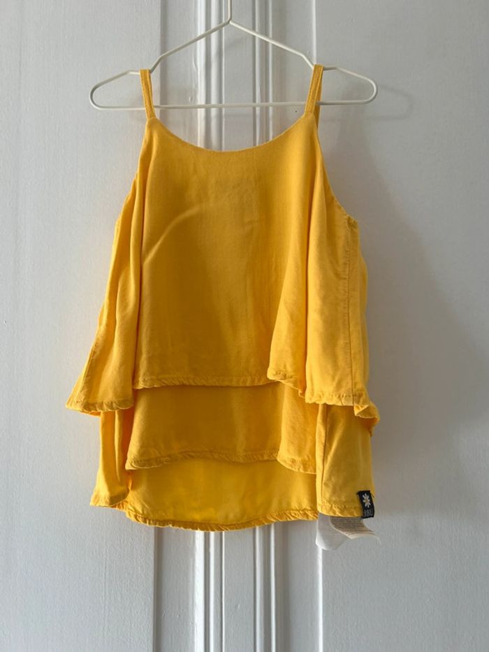 Haut à bretelles jaune Boboli 3 ans - photo numéro 3