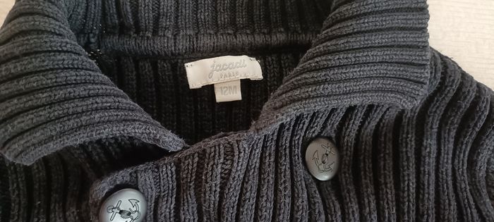 Gilet Jacadi en mailles tressées 12 mois - photo numéro 2