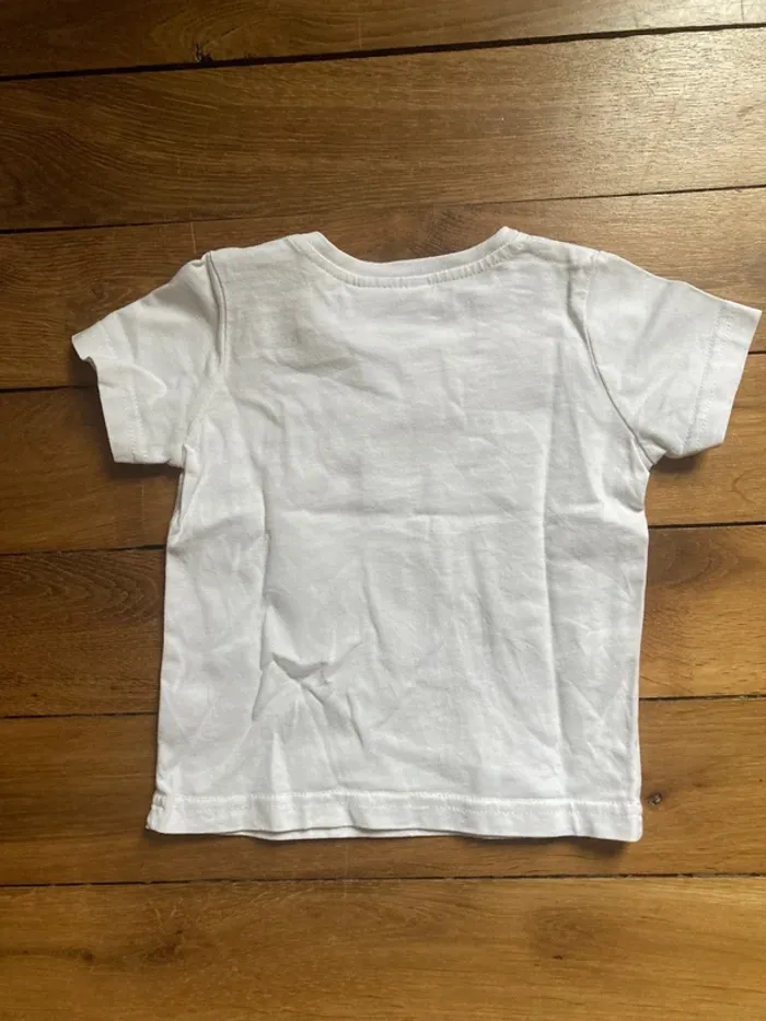 T shirt blanc 12 mois - photo numéro 5