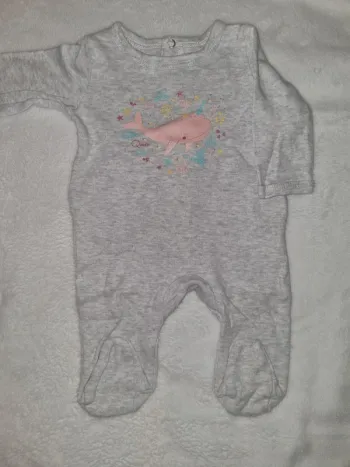 Pyjama en coton taille 1 mois 56 cm