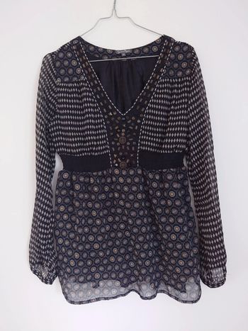 Haut décolleté grain de malice taille 38 très bon état - dressing trié par tailles