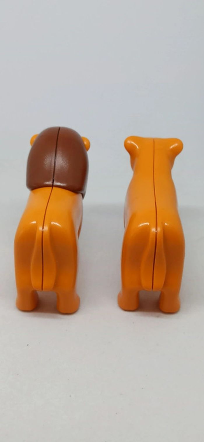 Lionne et lion playmobil 123 - photo numéro 2