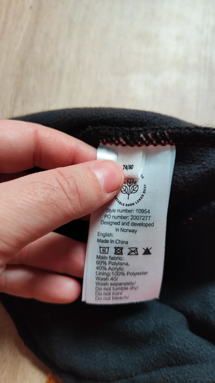 Bonnet taille 74/80cm - photo numéro 2