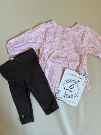 Ensemble taille 6 mois