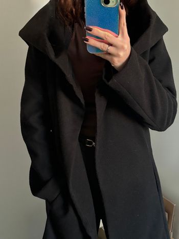 Manteau polaire noir taille S 