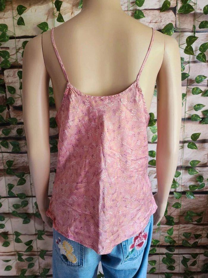 🌸Debardeur Satinée rose Taille 44🌸 - photo numéro 3
