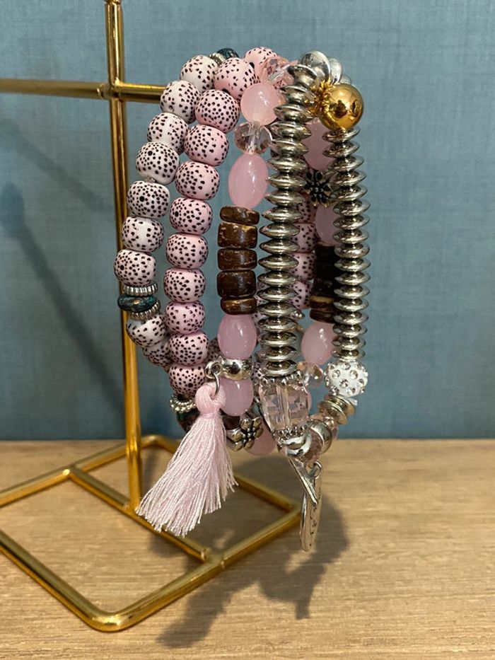 Lot de 4 bracelets fantaisie - photo numéro 7