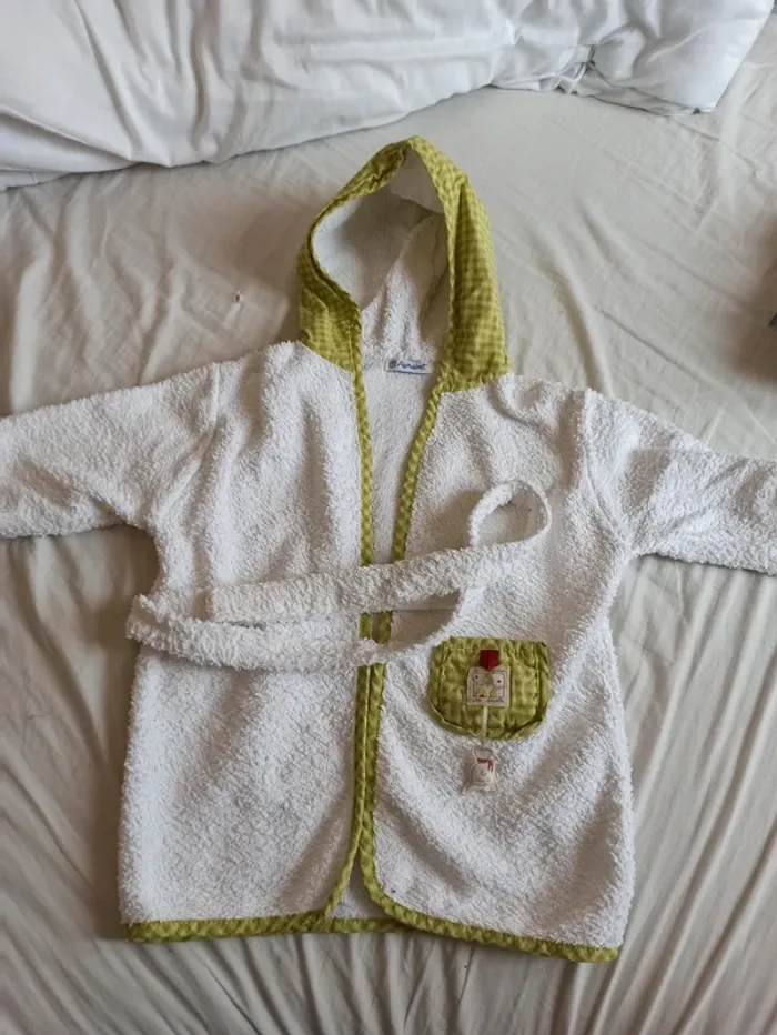 Peignoir de bain bébé 6 mois