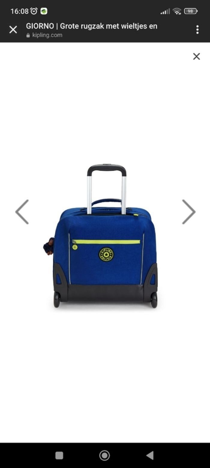Cartable à roulettes Kipling neuf - photo numéro 2