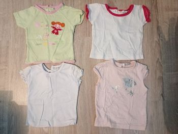Lot 4 t-shirts fille