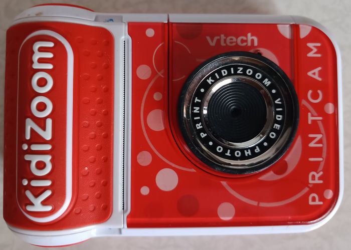 VTech Électronique Appareil Photo Compact KIDIZOOM Printcam Rouge Seul.