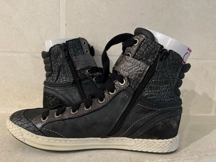 Baskets en cuir Philippe Morvan - photo numéro 3