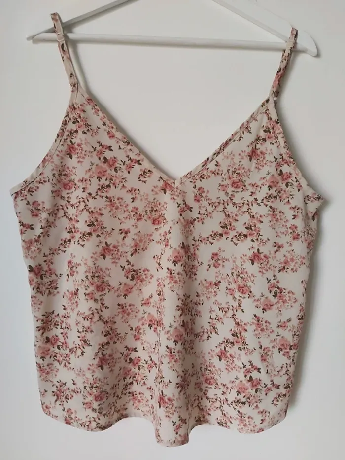 Lot de 2 tops fleuris à bretelles - photo numéro 6