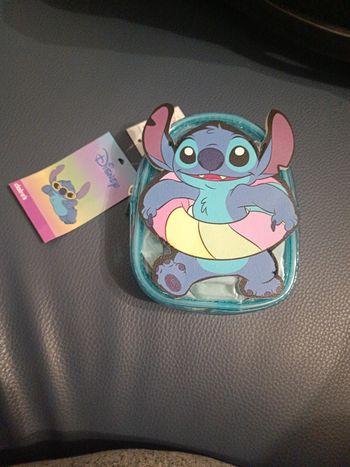 Porté monnaie sacoche stitch